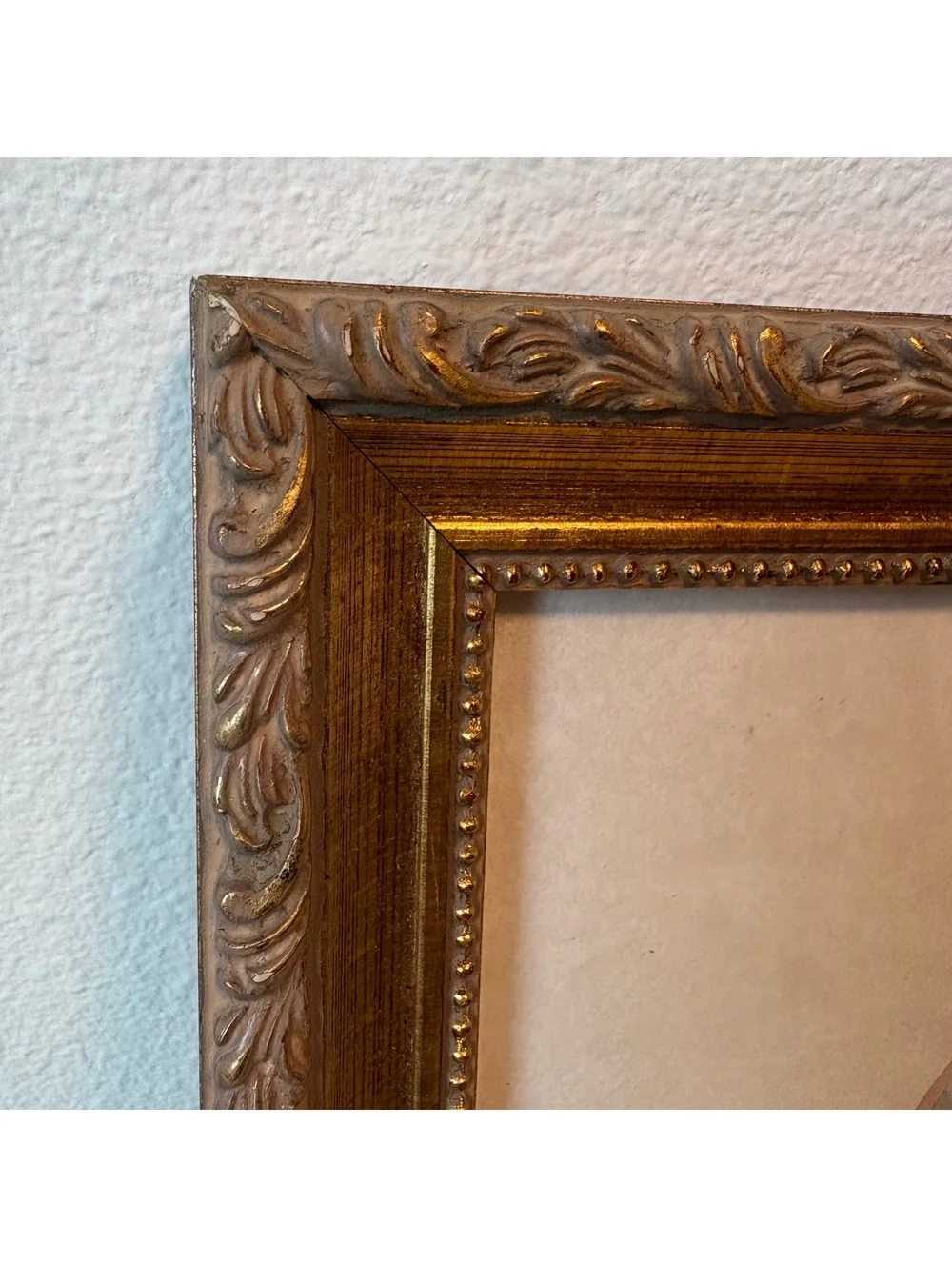 Vintage Andrew Loomis “Priscilla” Framed Art Ornate Gold Frame Girl in Bonnet
